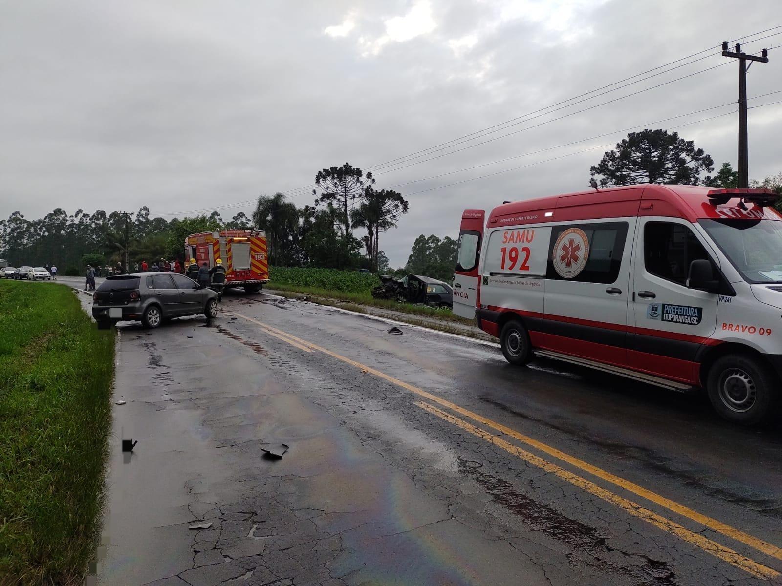 Jovem perde a vida em colisão frontal na SC-350 em Cerro Negro Ituporanga