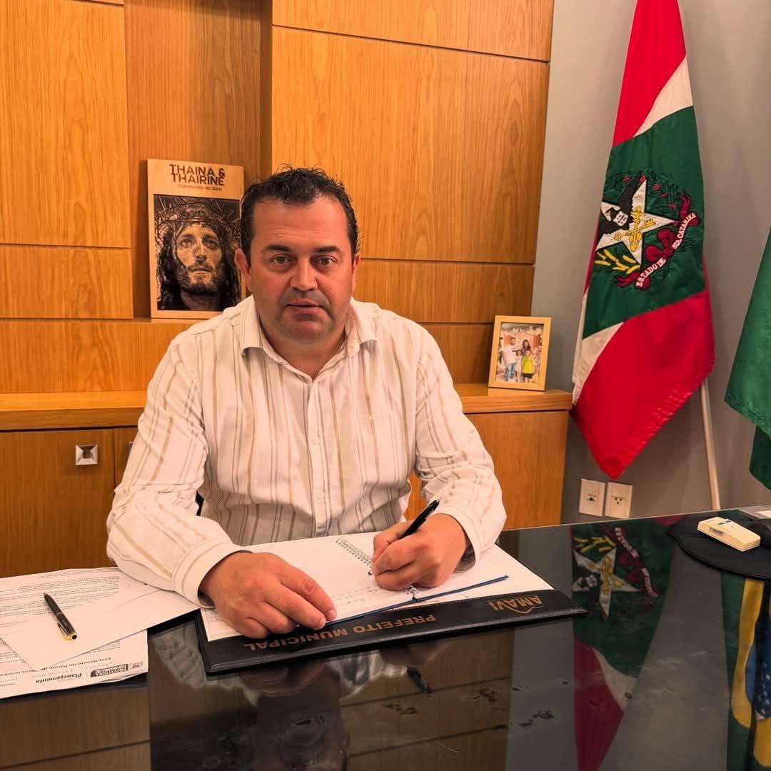 Leandro May assume a prefeitura de Ituporanga durante viagem do prefeito a Brasília