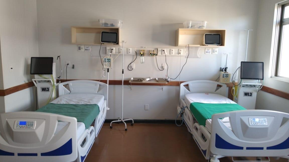 Leitos da UTI destinados a pacientes com Covid-19 do Hospital Regional Alto Vale são reativados
