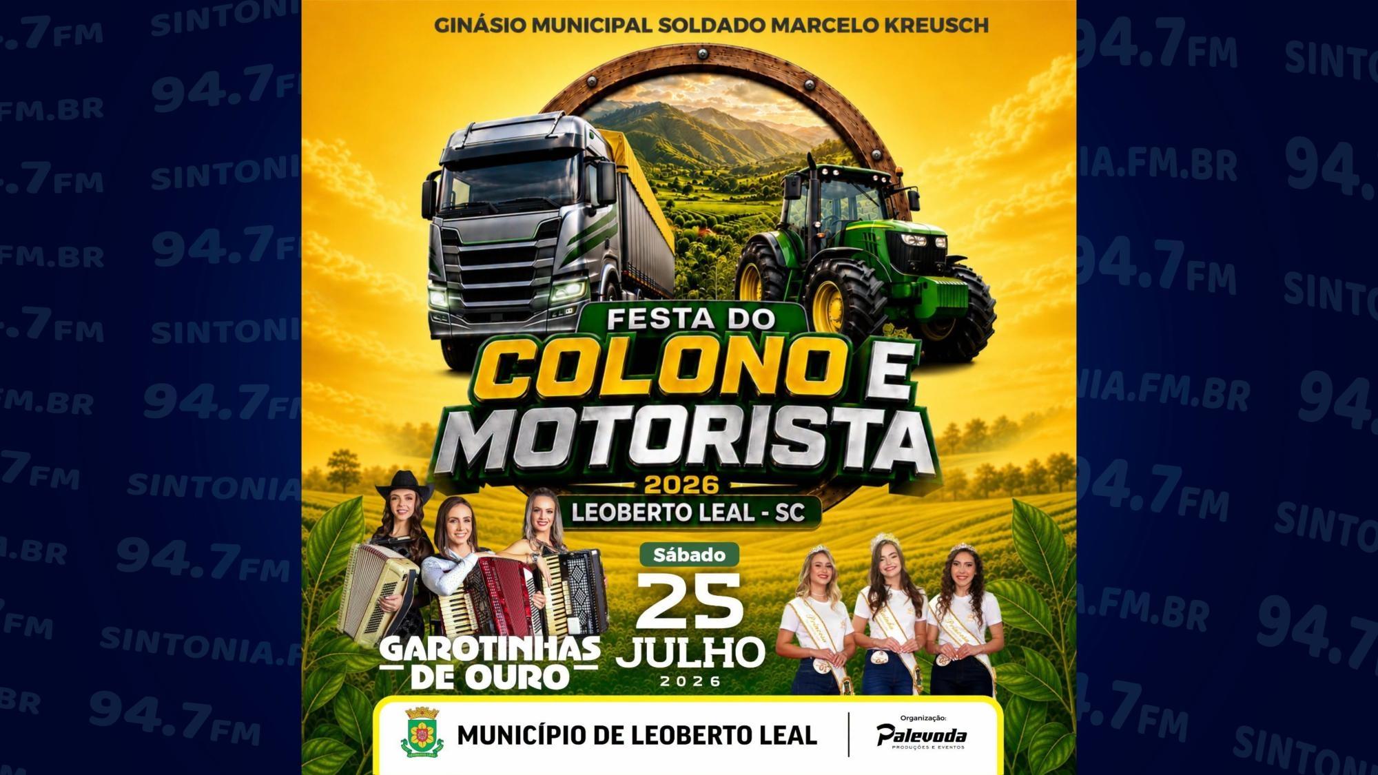 Leoberto Leal coroa campeões do Futsal e prepara Festa do Colono e do Motorista com almoço gratuito e shows