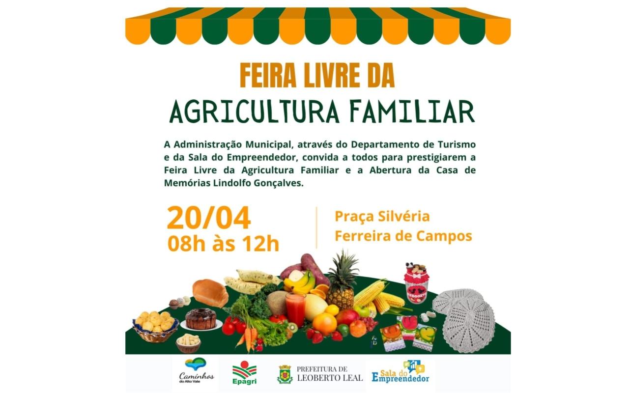 Leoberto Leal promove neste sábado (20) a Feira Livre da Agricultura Familiar