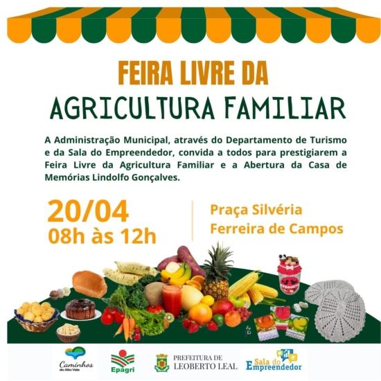 Leoberto Leal promove a Feira Livre da Agricultura Familiar
