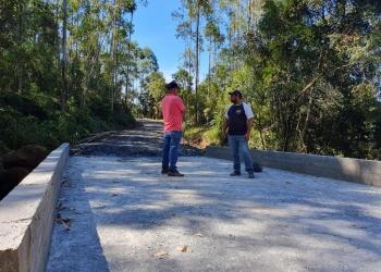 Liberado o tráfego de veículos na ponte de concreto do Braço Perimbó