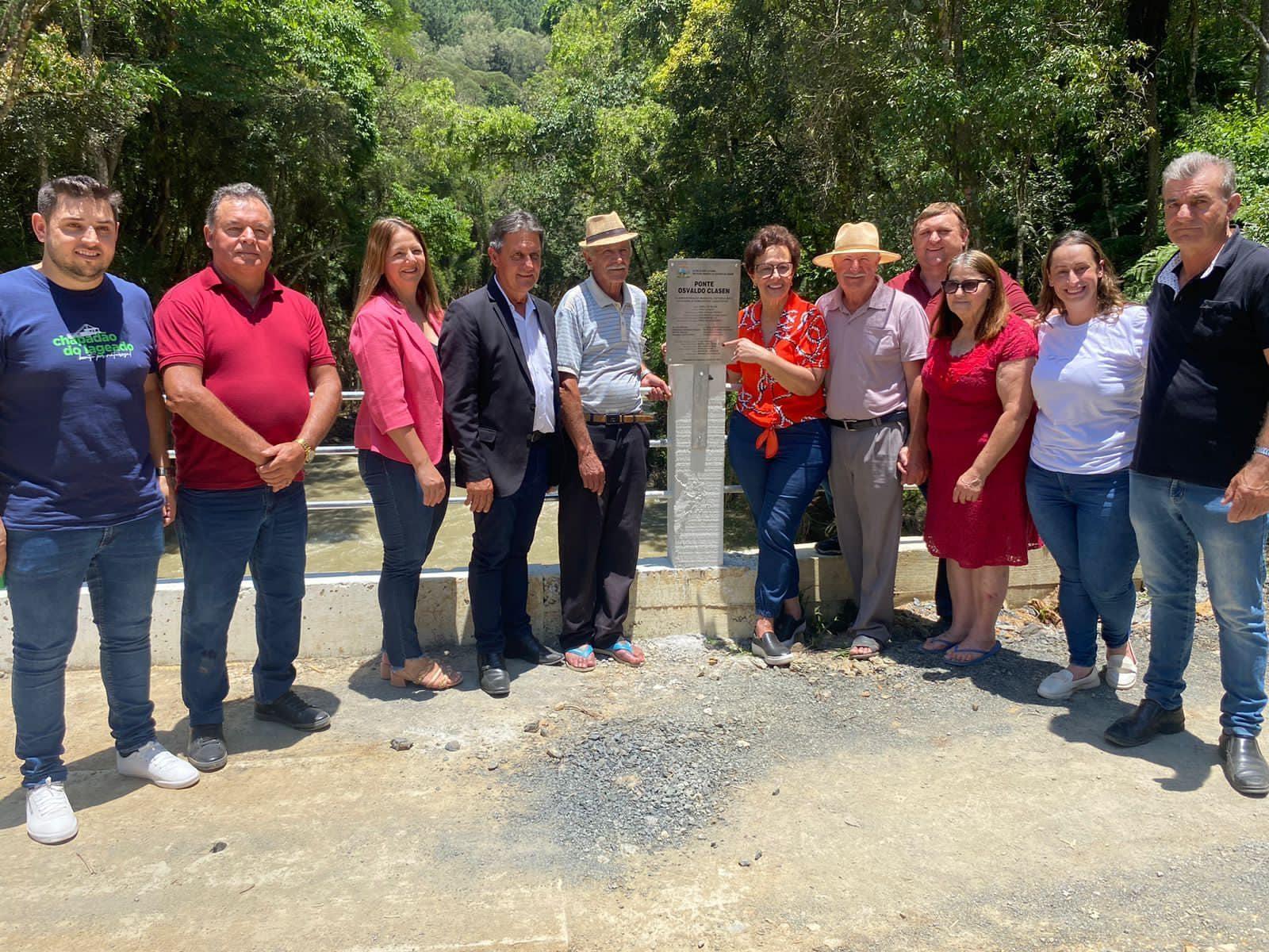 Mais duas pontes são inauguradas em Chapadão do Lageado