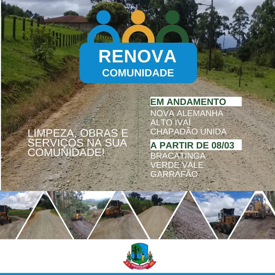 Mais famílias do interior de Imbuia serão beneficiadas com Programa Renova Comunidade