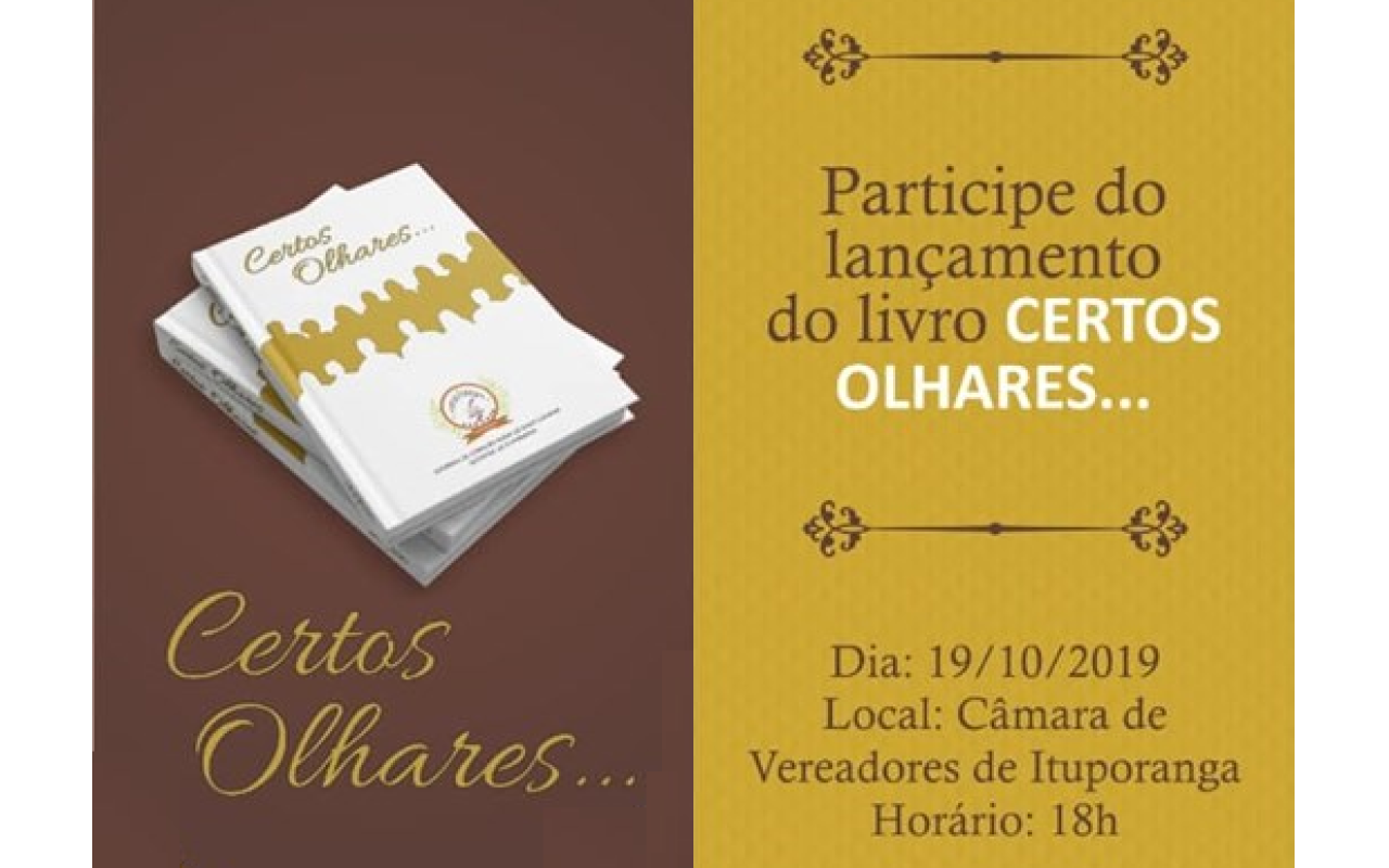Membros da Seccional da Academia de Letras de Ituporanga lançam primeiro livro intitulado “Certos Olhares”