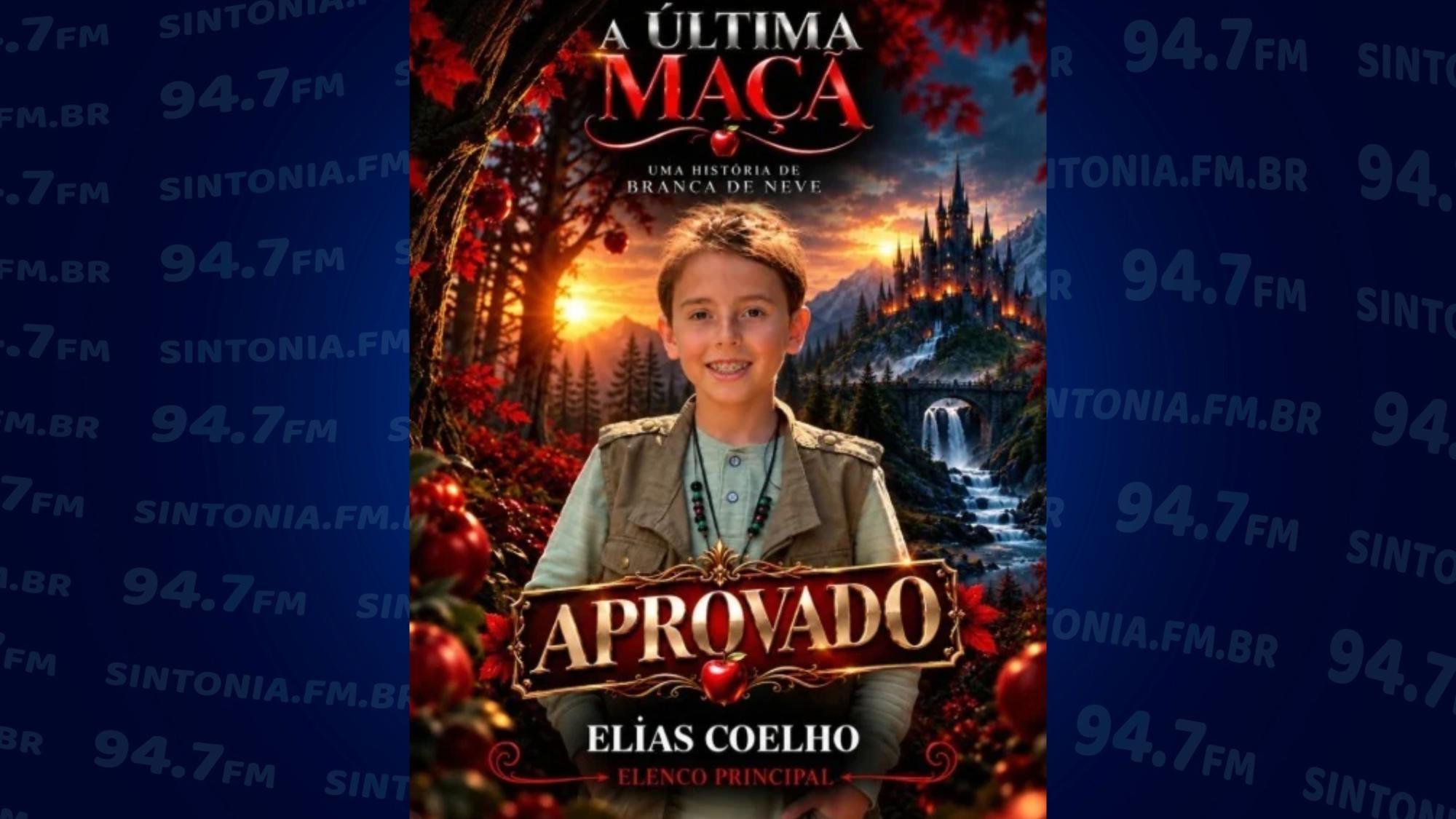 Menino de Vidal Ramos grava filme em São Paulo
