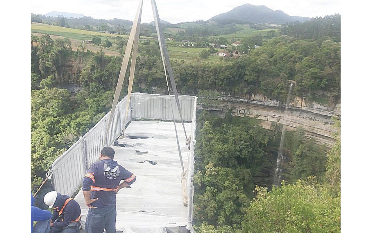 Mirante do Rio Saltinho em Chapadão do Lageado será fechado pra conclusão das obras