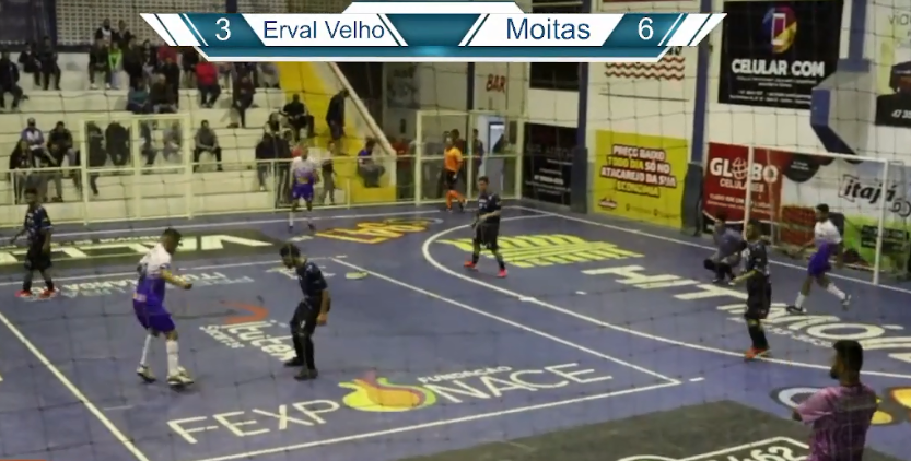 Moitas larga na frente na Copa Catarinense de Futsal
