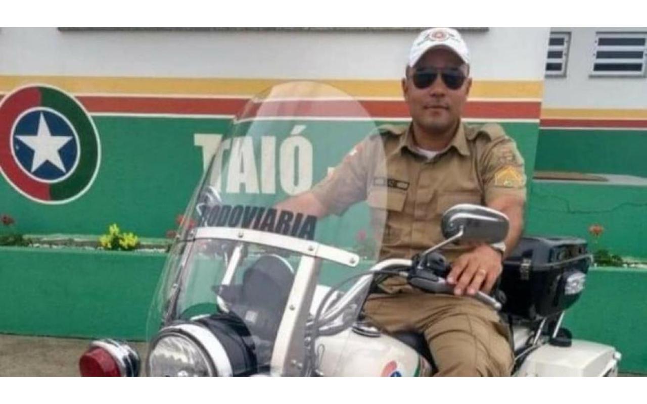 Morre o policial militar rodoviário que foi atropelado enquanto trabalhava no Alto Vale