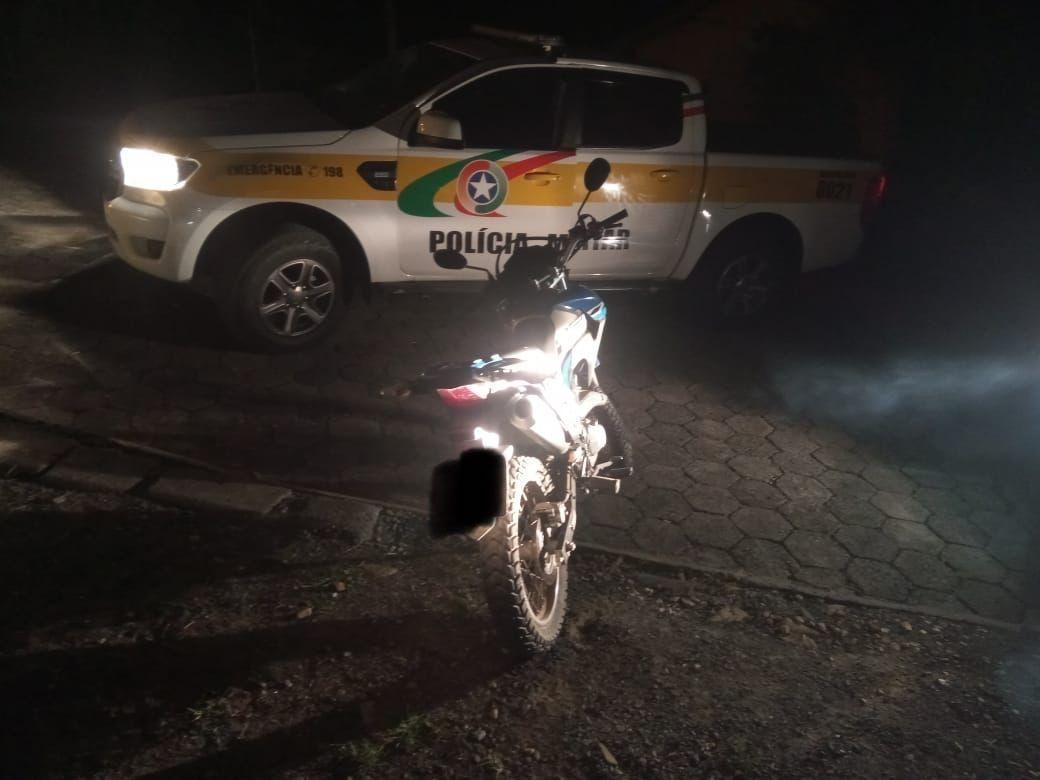 Moto furtada em Pouso Redondo é recuperada em Ituporanga