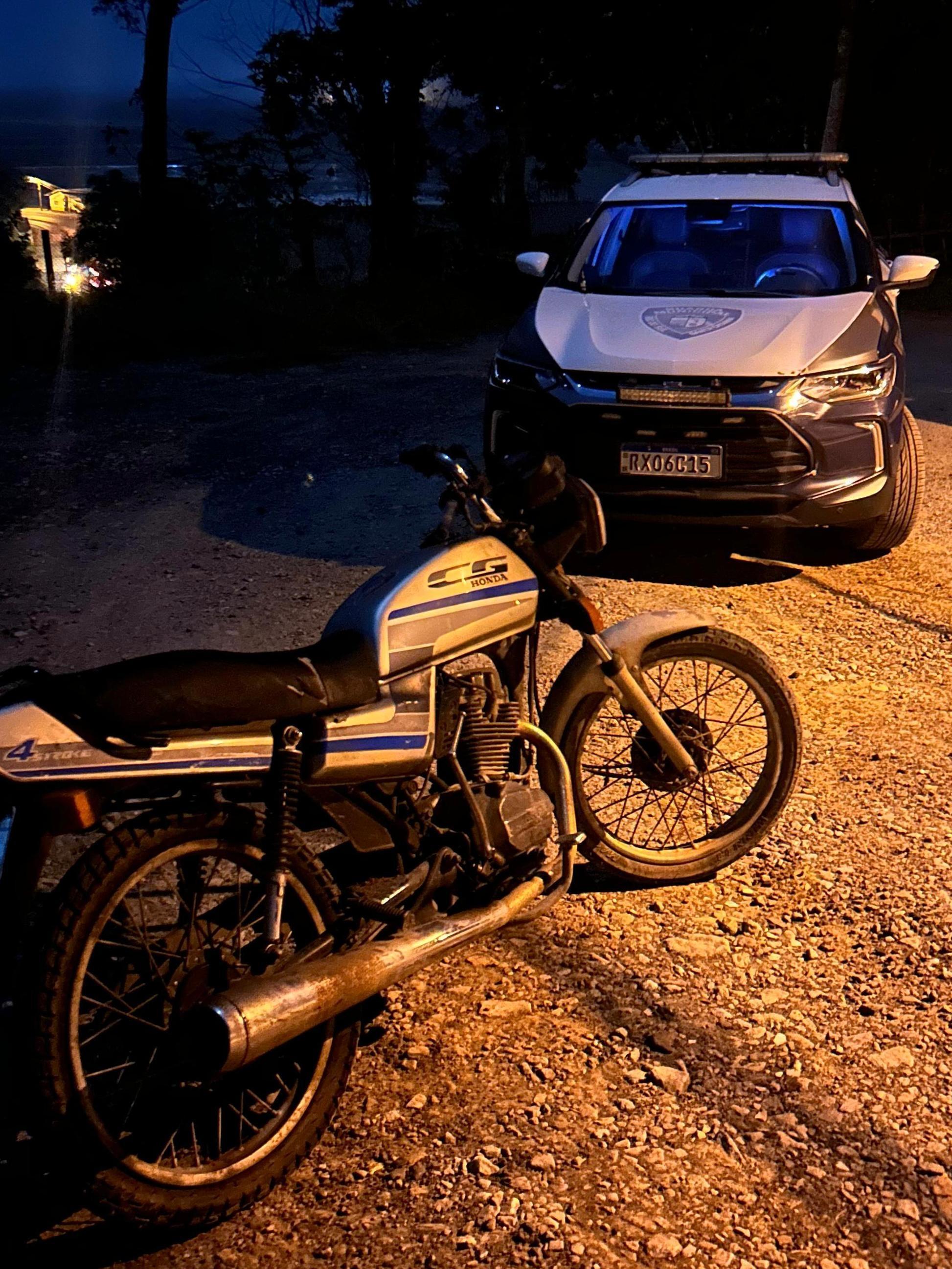 Moto roubada é localizada pela Guarda Municipal de Rio do Sul