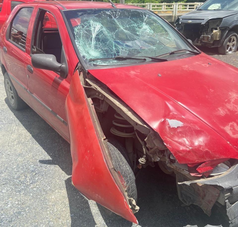 Motociclista fica ferido em colisão com carro em Ituporanga