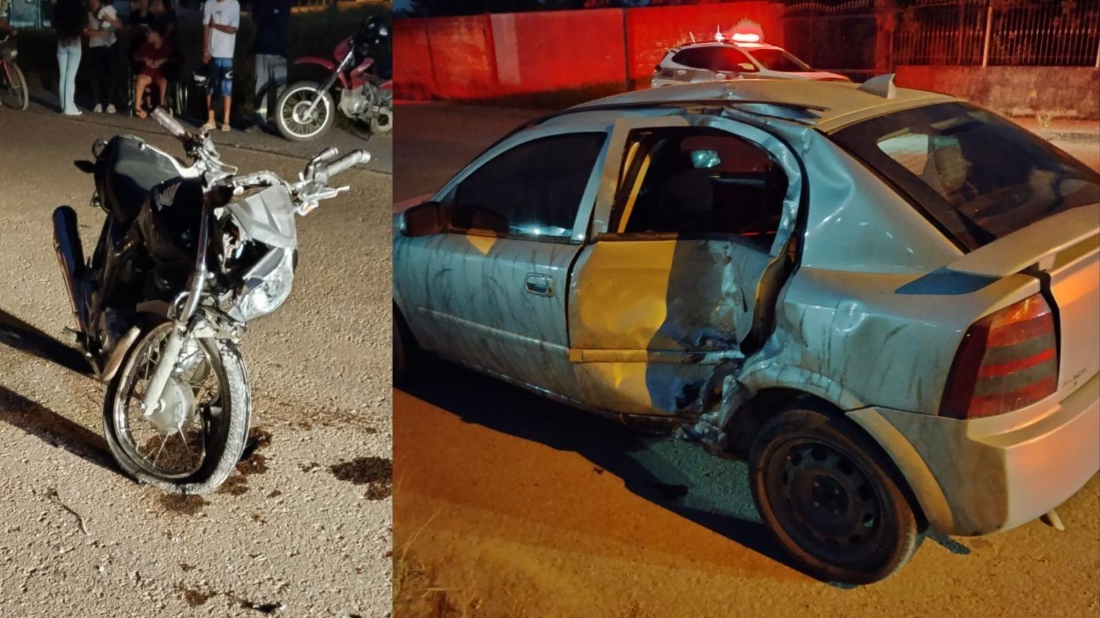Motociclista fica gravemente ferido após colisão em Agrolândia