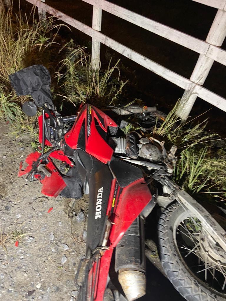 Motociclista fica gravemente ferido em acidente na SC 350 e motorista do outro veículo envolvido é preso
