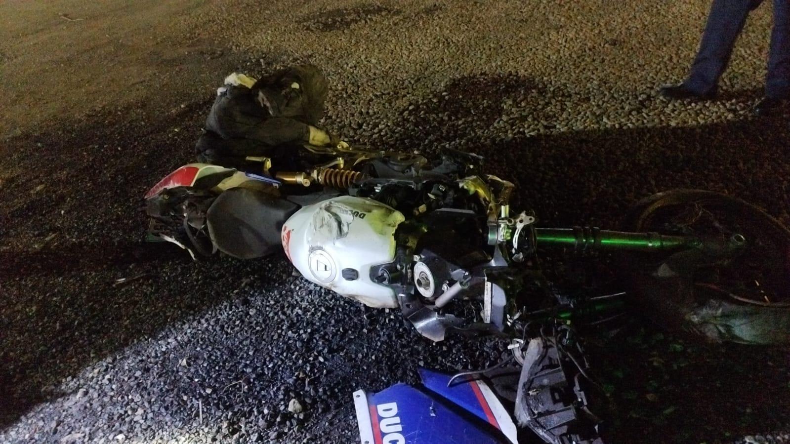 Motociclista fica gravemente ferido em colisão na BR-470 em Rio do Sul