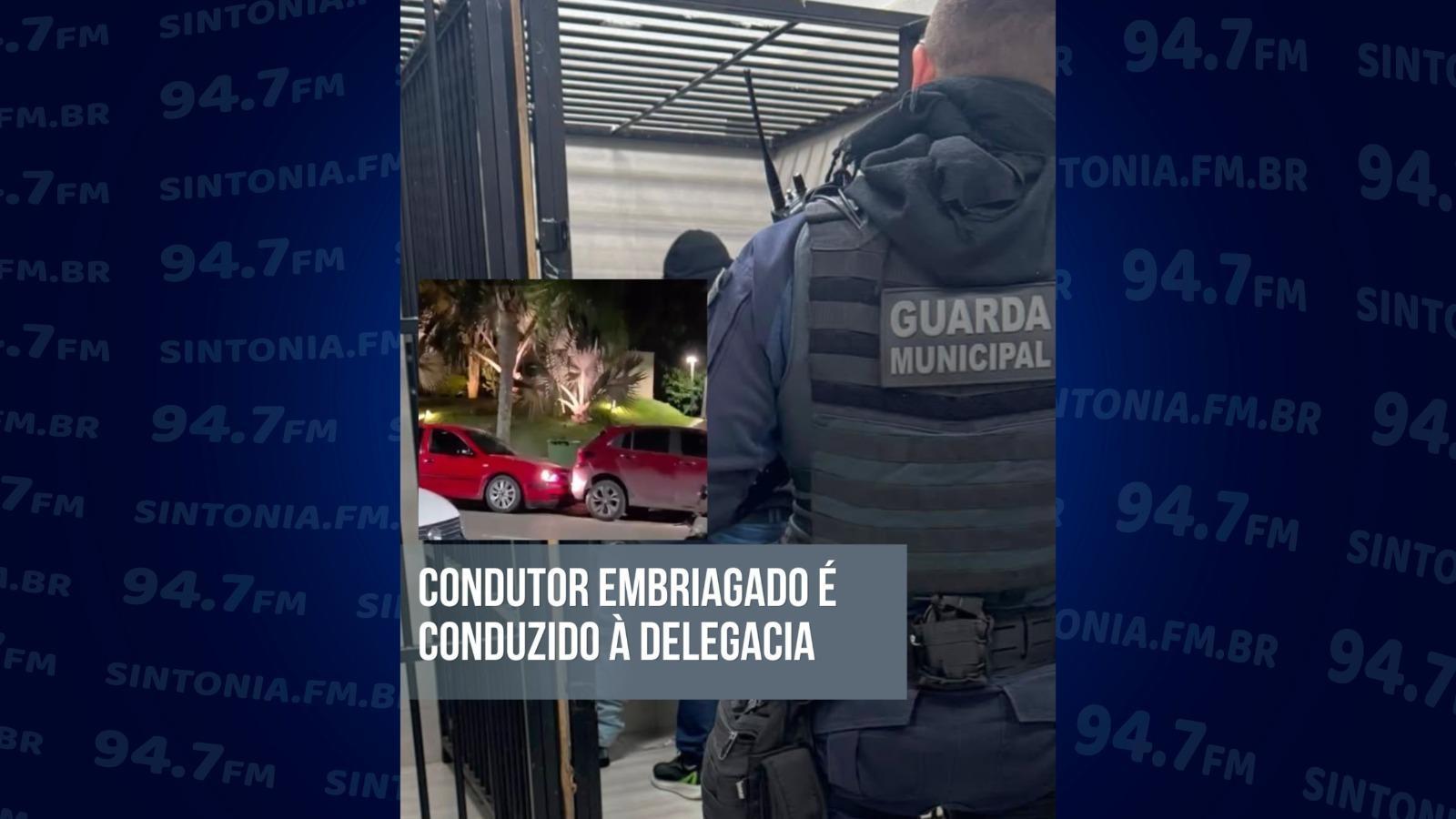 Motorista é preso por embriaguez após atingir carro estacionado