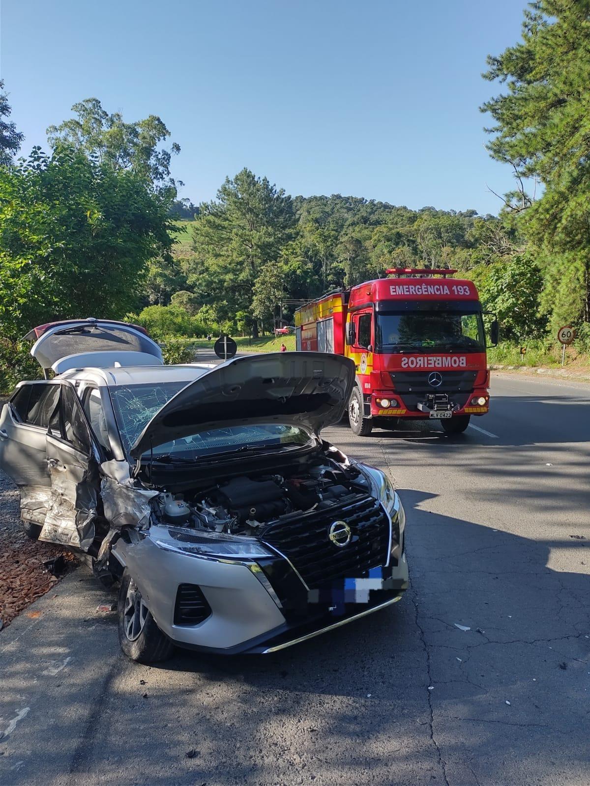 Motorista foge após causar acidente na SC-350