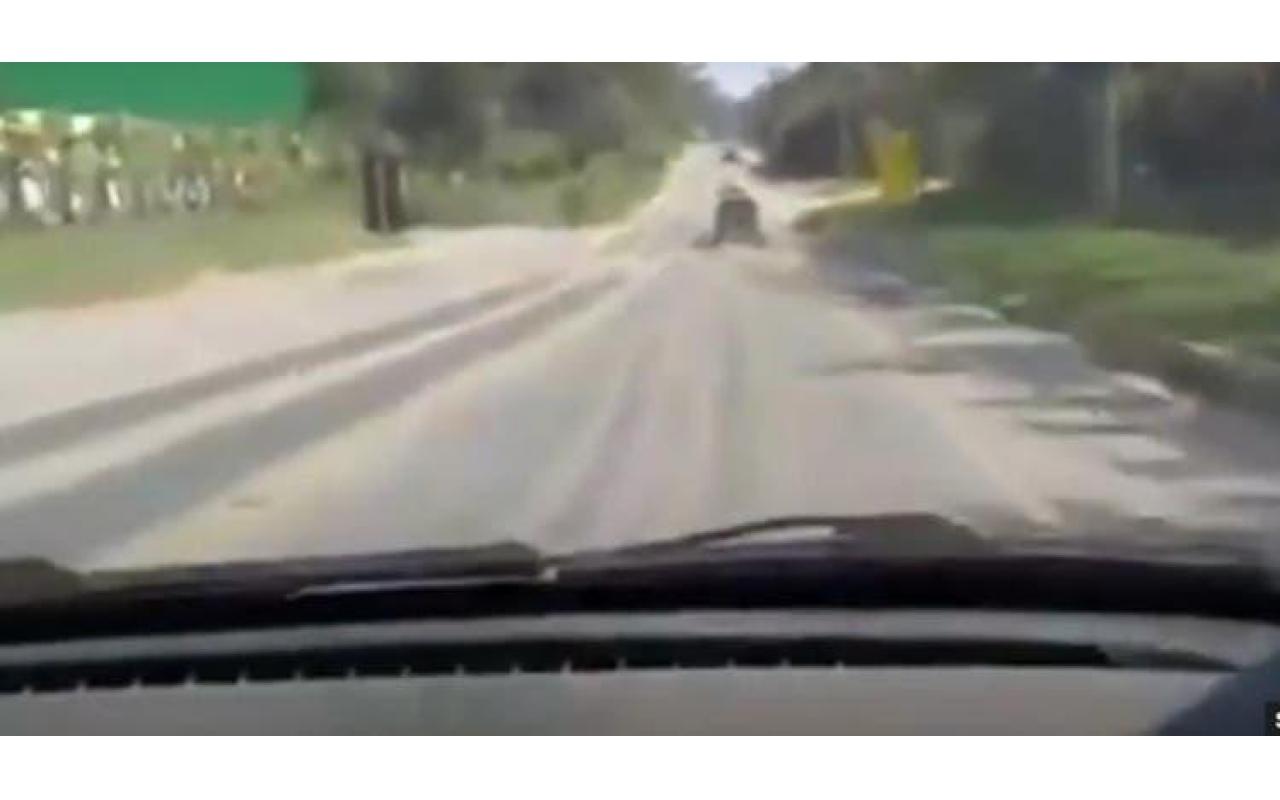 Motorista que se acidentou em Botuverá será multado em R$ 4 mil; veja vídeo