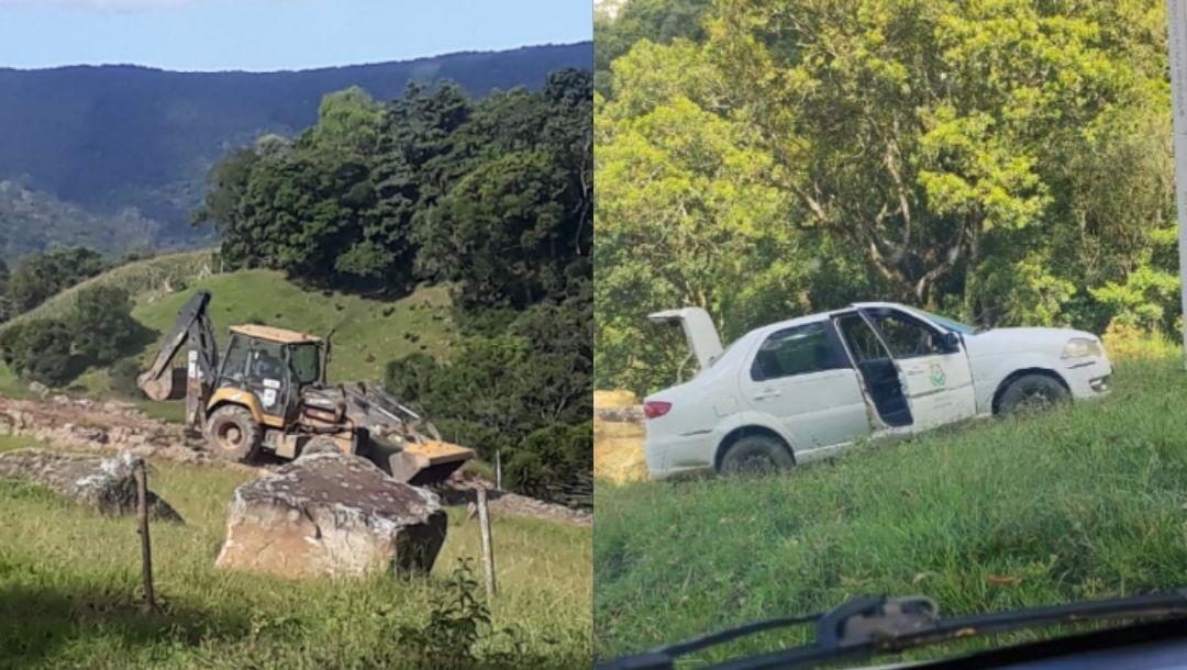 MP apura uso de máquinas públicas em obra particular em Leoberto Leal
