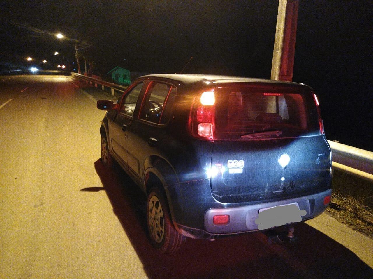Mulher ao sair de veículo é atropelada por motociclista na Bela Vista em Ituporanga