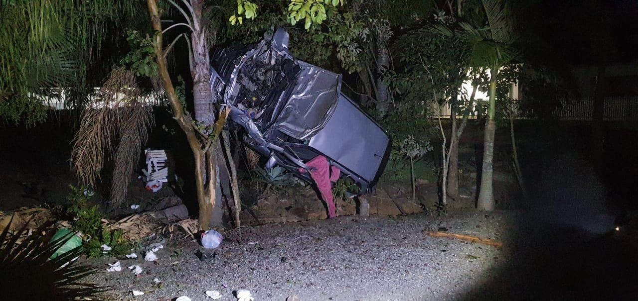 Mulher morre em acidente na SC-350 em Aurora