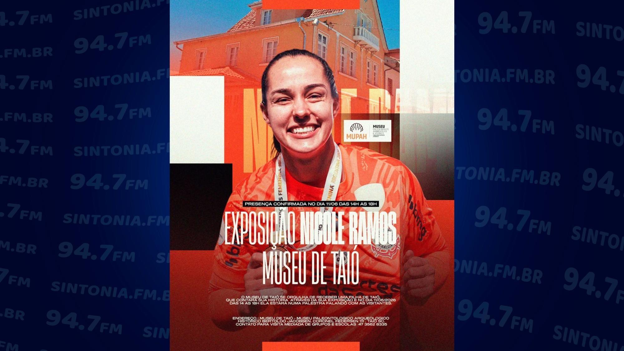 Museu de Taió apresenta exposição sobre a trajetória da atleta Nicole Ramos