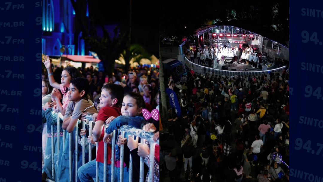 Natal Luz de Ituporanga inicia com grande público e mais de 500 crianças na abertura
