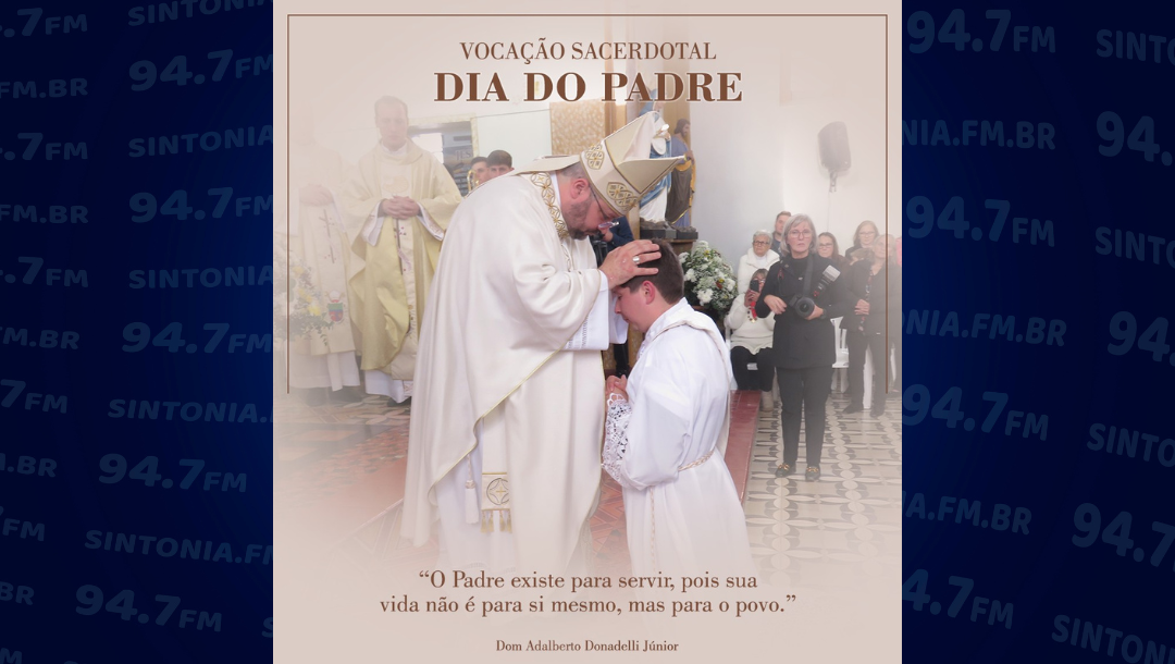 No Dia do Padre, bispo da Diocese reforça a importância da vocação sacerdotal como uma “ponte” entre o ser humano e o divino
