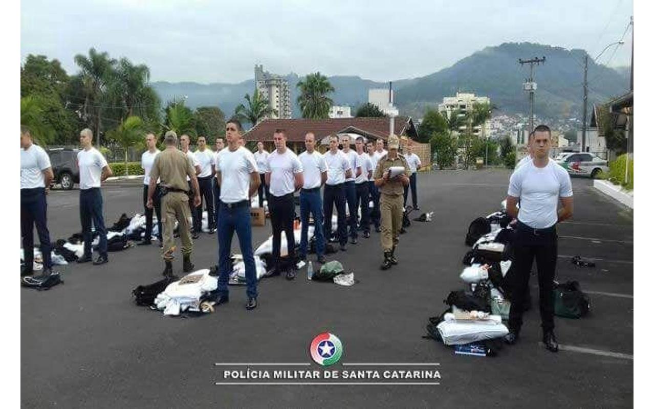 13º Batalhão de Rio do Sul recebe 30 alunos soldados 