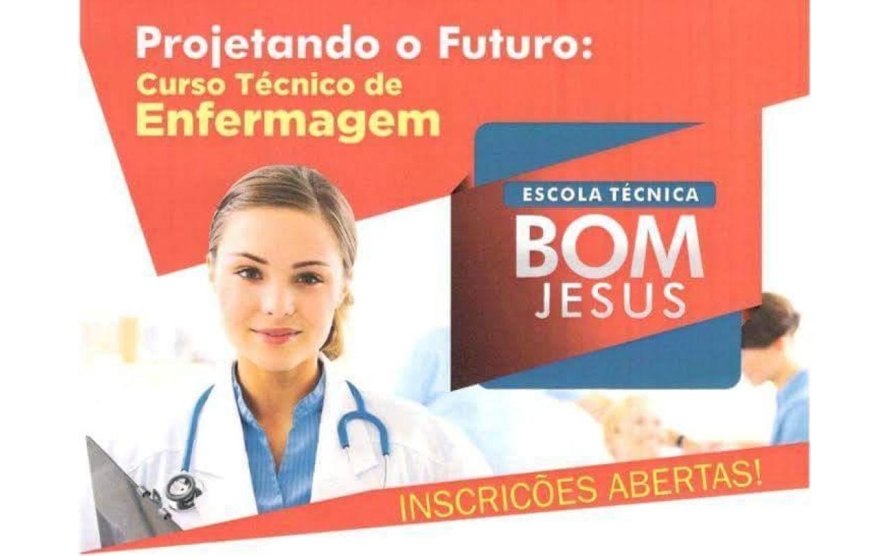 Abertas inscrições para nova turma de Técnico em Enfermagem da Escola Técnica Bom Jesus