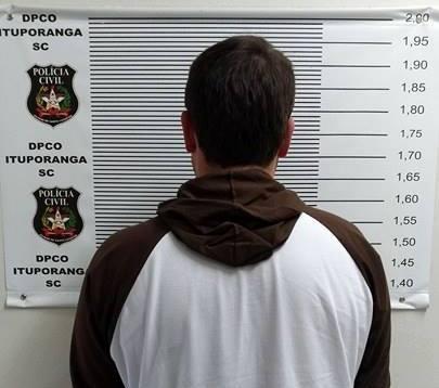 Acusado de homicídio no Espírito Santo é preso em Ituporanga  