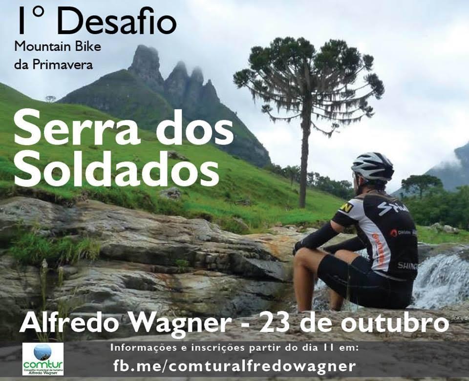 Alfredo Wagner lança o 1° Desafio Mountain Bike de Primavera – Serra dos Soldados 