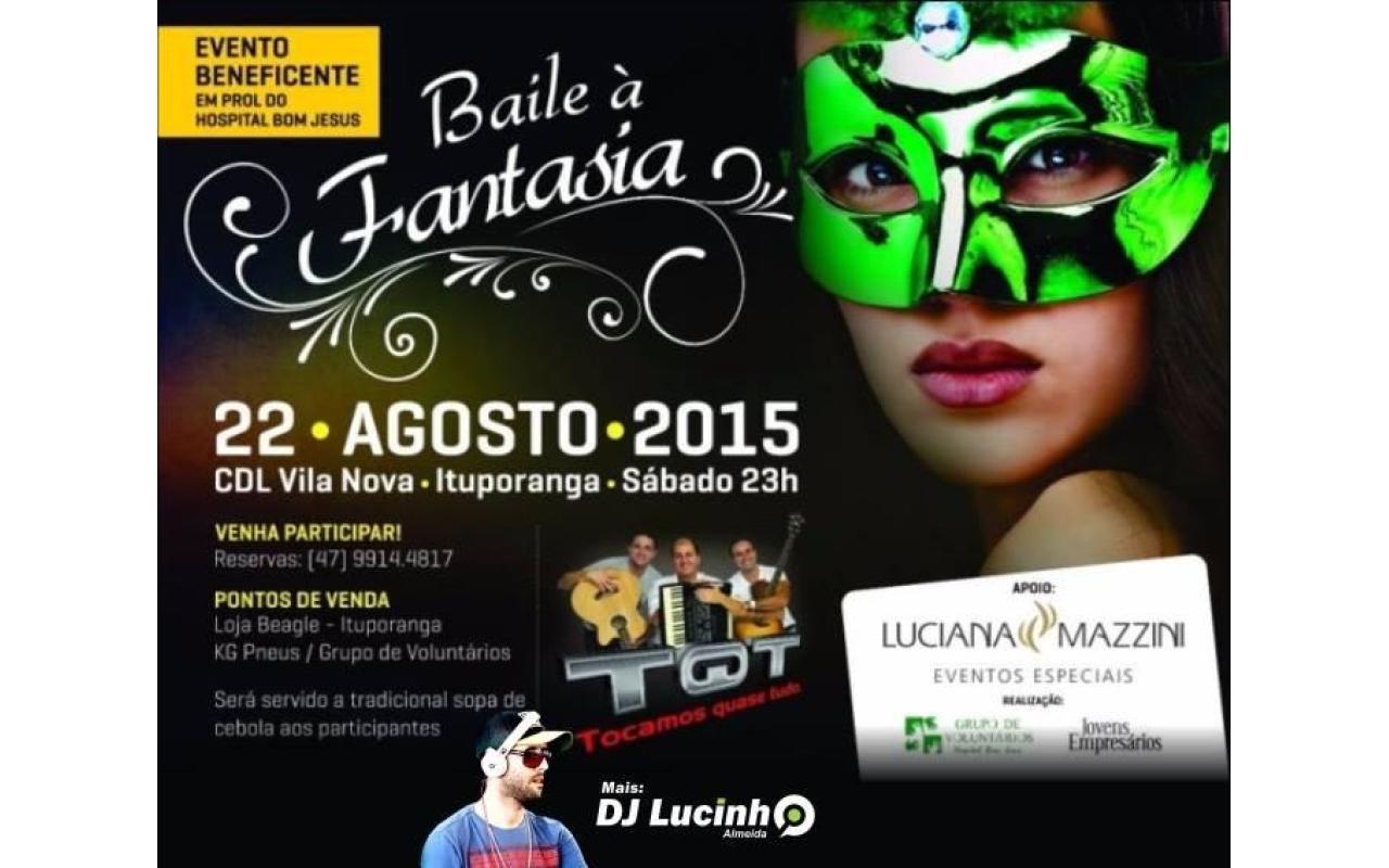 Baile a fantasia em prol do Hospital Bom Jesus será realizado neste sábado em Ituporanga
