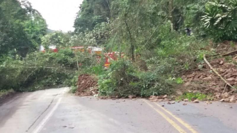 BR-470 é liberada no KM 113 entre Apiúna e Ibirama