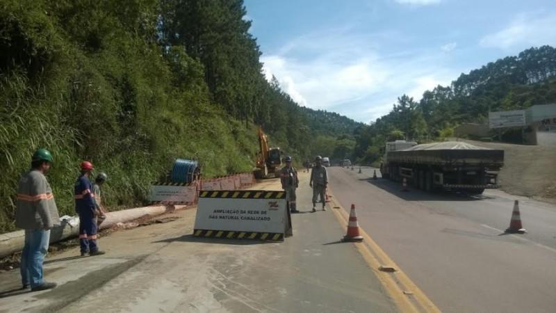 BR-470 terá intervenção no trânsito ao longo da ponte do km 113, próximo a Ibirama 