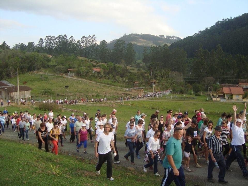 Caminhada Eco Musical reúne cerca de 600 pessoas em Vidal Ramos