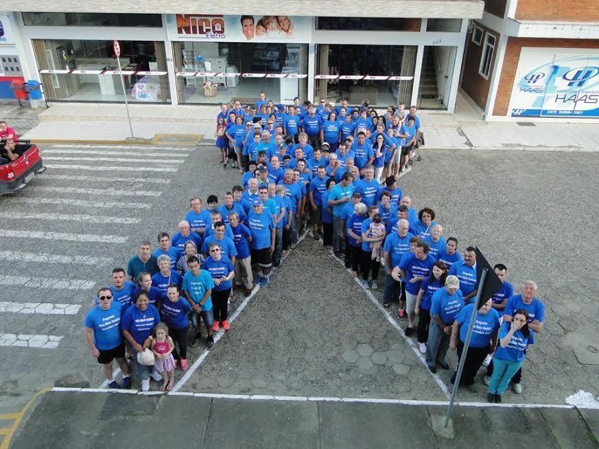 Caminhada marca ações do Novembro Azul em Vidal Ramos