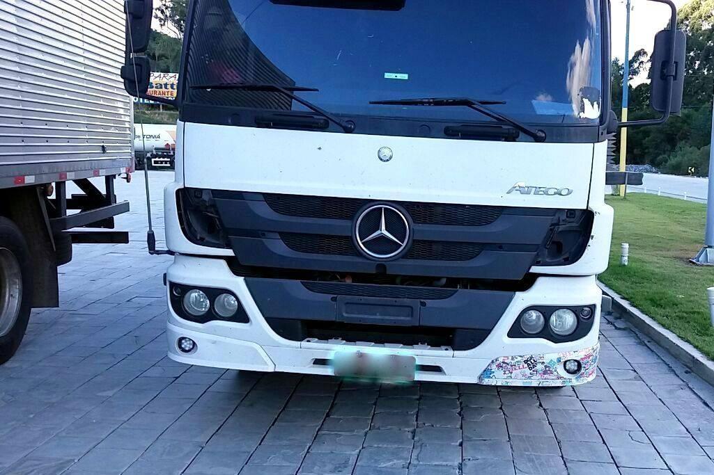 Caminhão de Rio do Sul que havia sido furtado é recuperado na BR-282 em Alfredo Wagner
