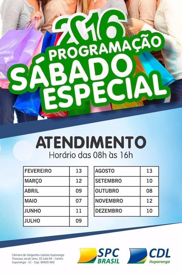 CDL de Ituporanga promove hoje o primeiro Sábado Feliz de 2016 