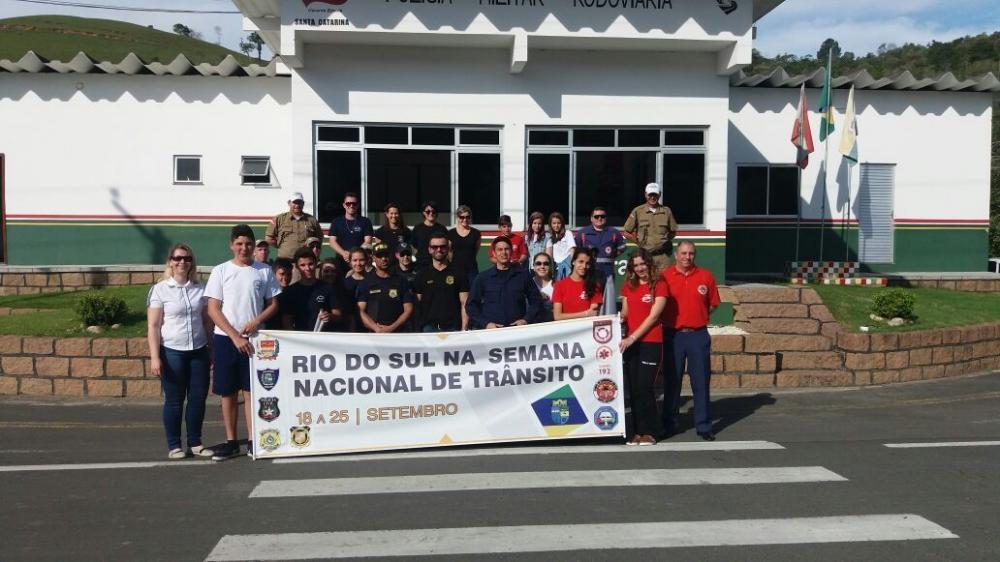 Comando educativo é realizado na SC-350 em Aurora