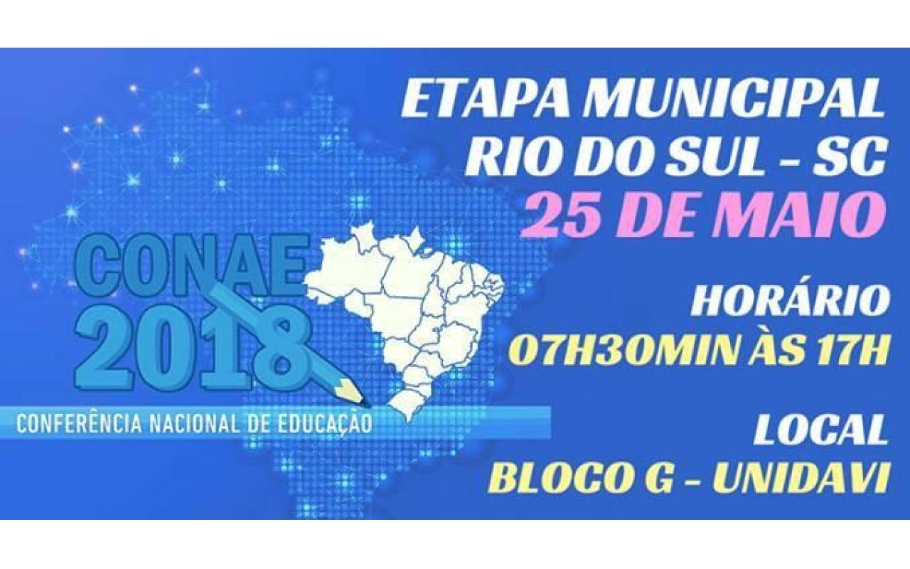Conferência de Educação será realizada no Bloco G da Unidavi em Rio do Sul