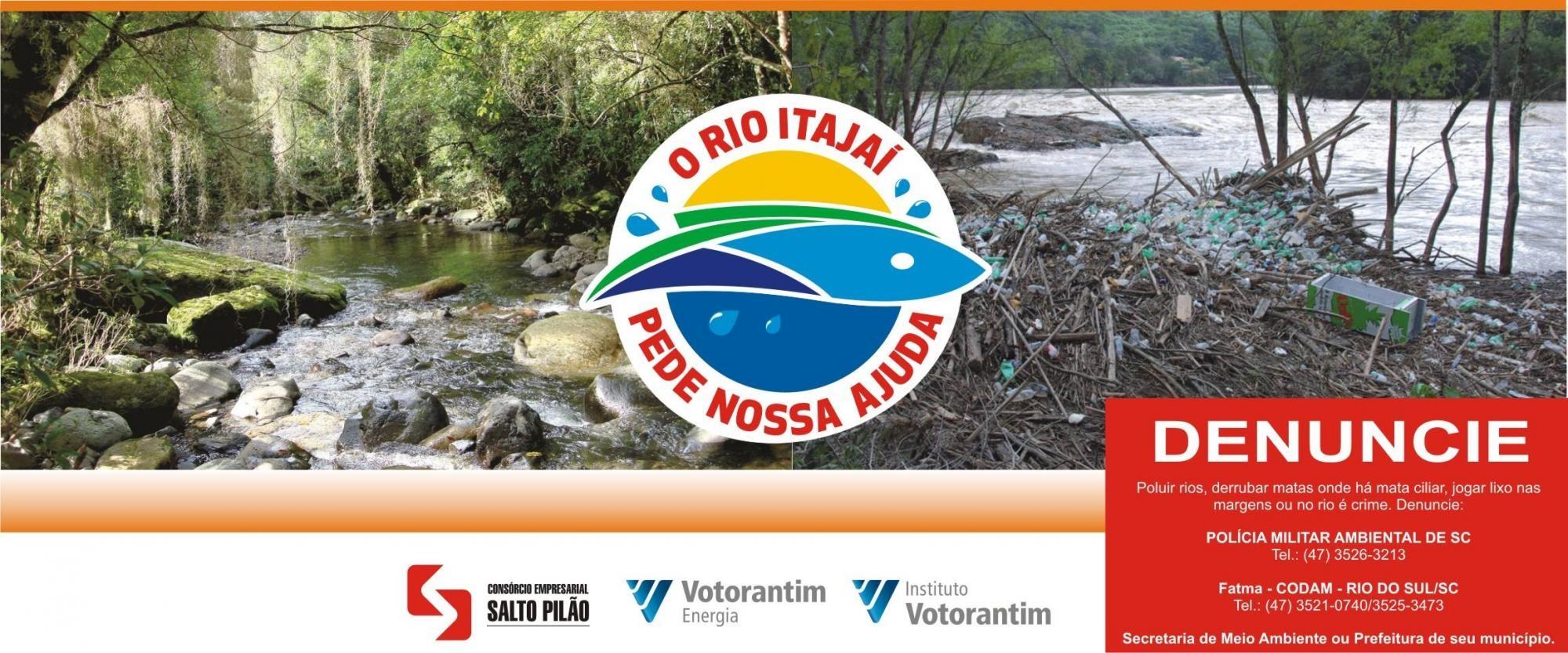 Consórcio Empresarial Salto Pilão vai realizar a 5ª edição do programa O Rio Itajaí Pede Nossa Ajuda