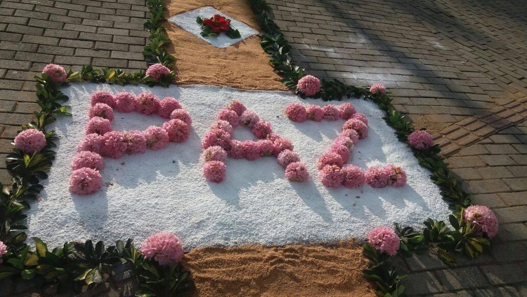 Corpus Christi é celebrado com confecção de tapetes em Ituporanga 