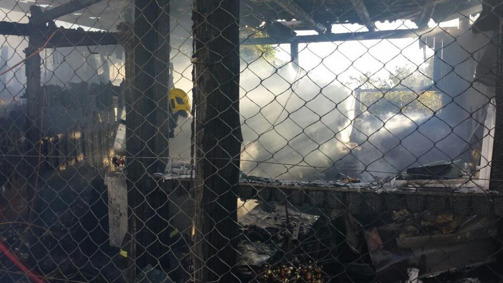 CT Deonas Esportes é parcialmente destruído pelo fogo em Ituporanga