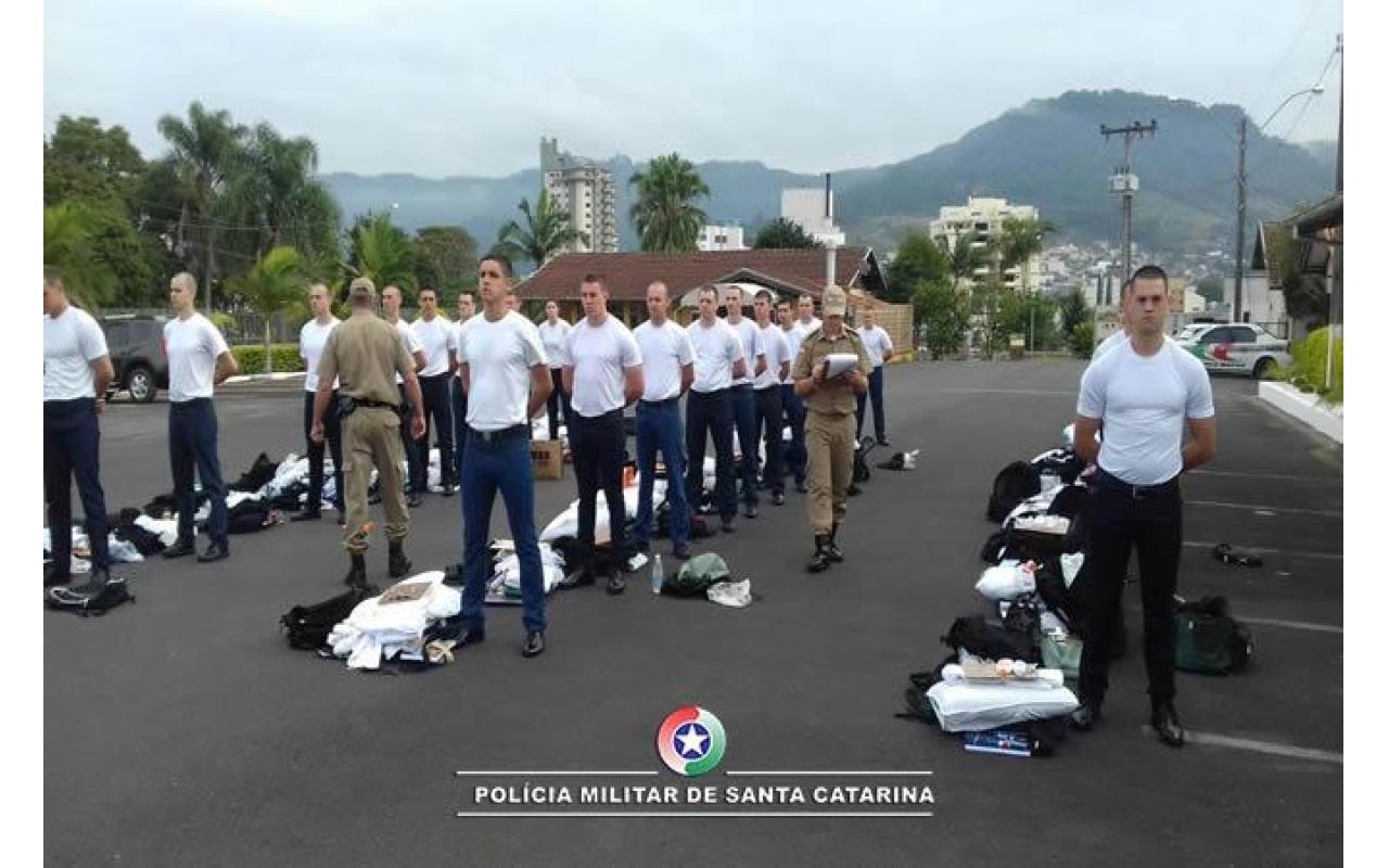 Curso de formação de novos policiais iniciou nesta semana em Rio do Sul