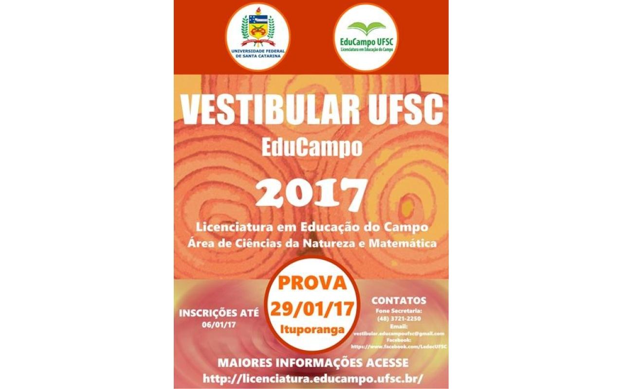 Curso de Licenciatura em Educação do Campo será oferecido em 2017 pela Universidade Federal de Santa Catarina na Região da Cebola