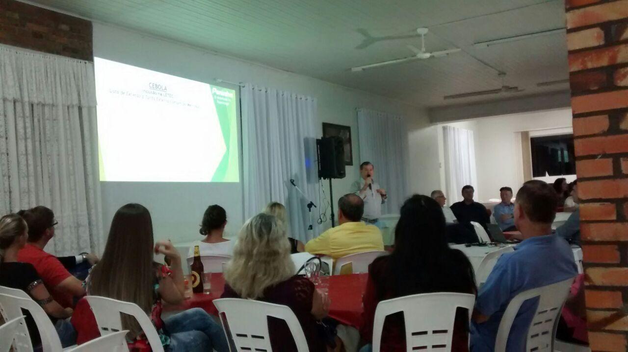 Deputado Peninha faz prestação de contas para a população de Ituporanga