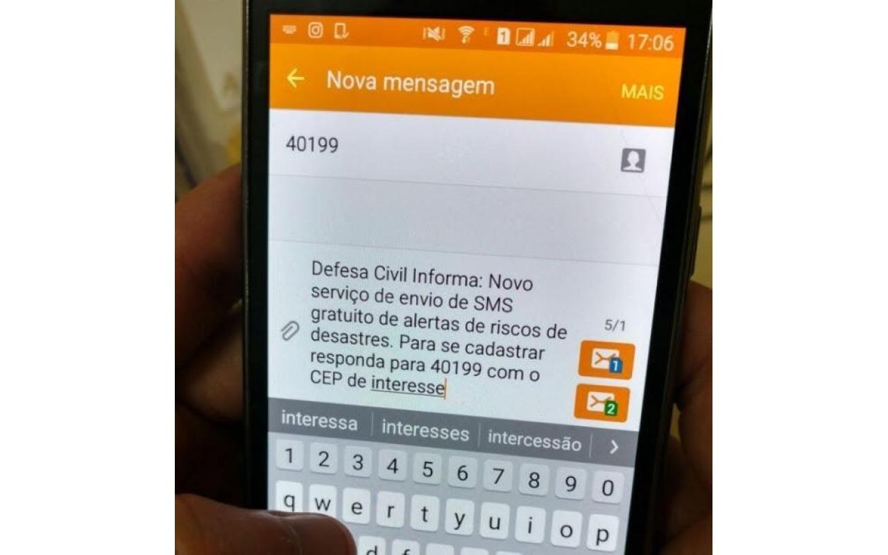 Duas cidades do Alto Vale serão beneficiadas com projeto piloto de alertas da Defesa Civil