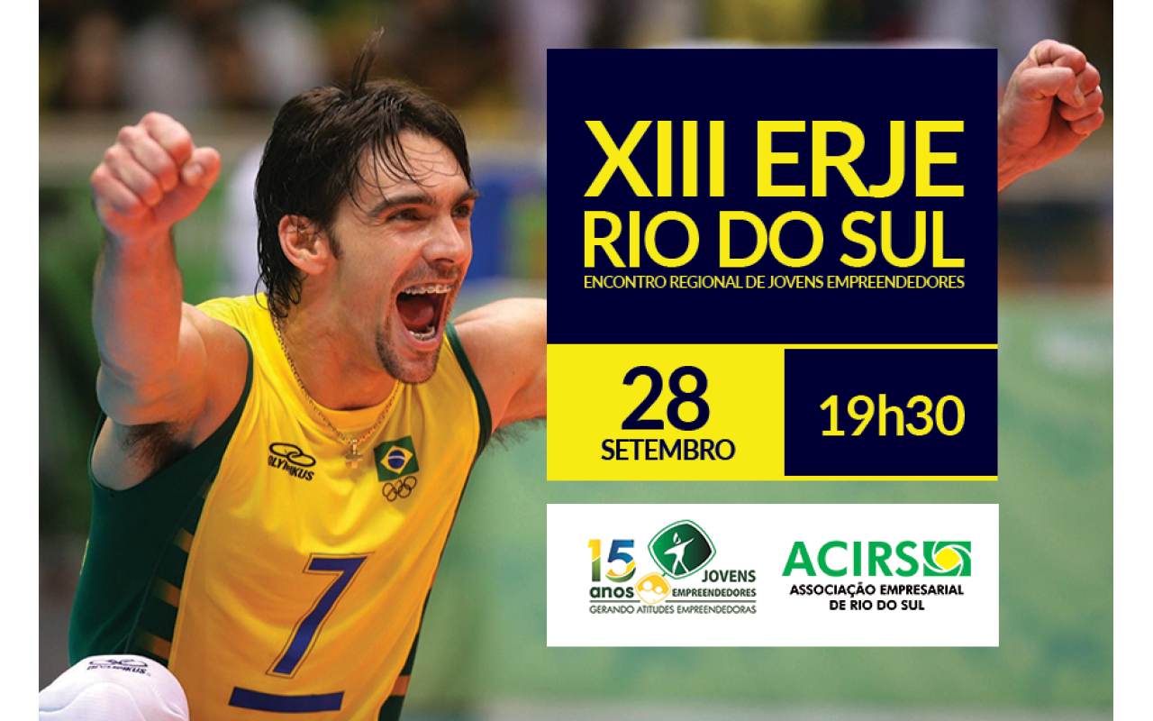 Ex-jogador de vôlei Giba fará palestra em Rio do Sul 